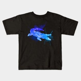 Crocodile Watercolor Lagoon Kids T-Shirt